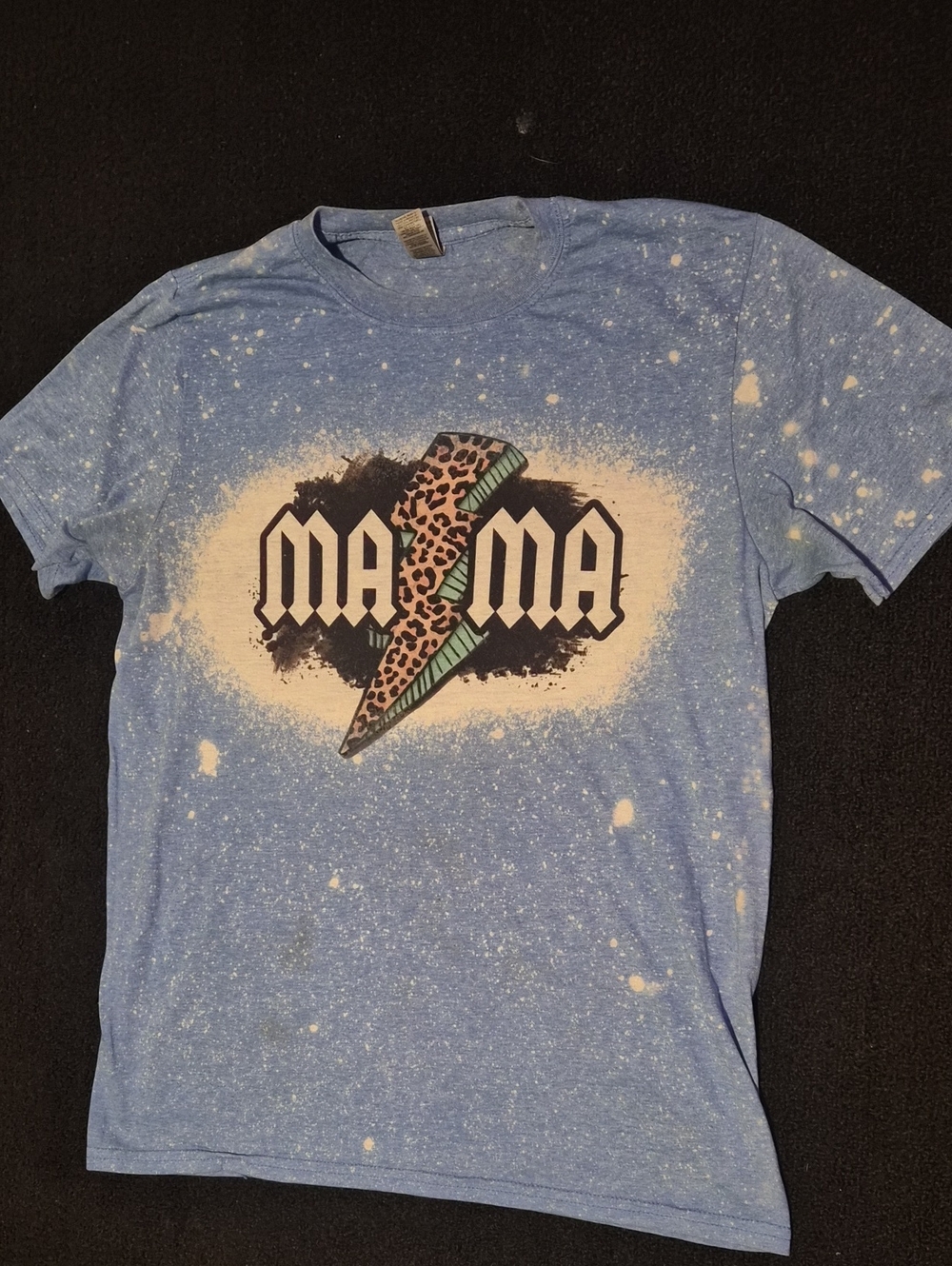 Mama Leopard Lightning Bolt Tee